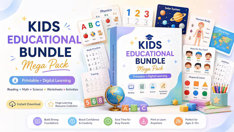 Kids Educational Bundle Mega Pack