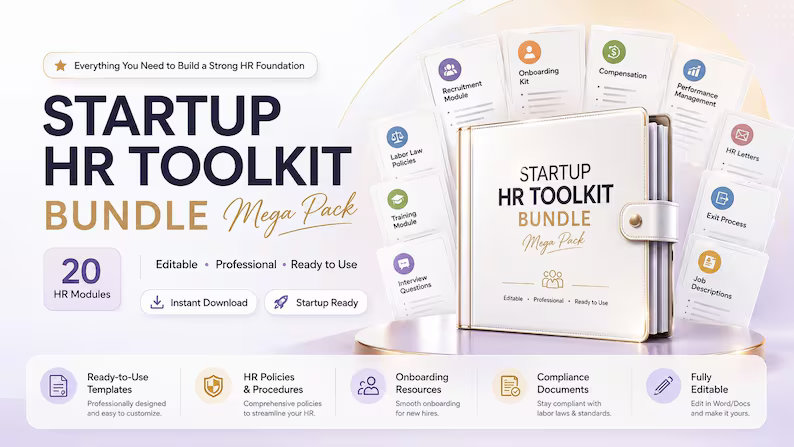 Startup HR Toolkit Bundle Mega Pack