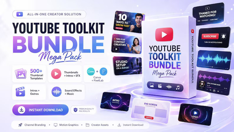 YouTube Toolkit Bundle Mega Pack